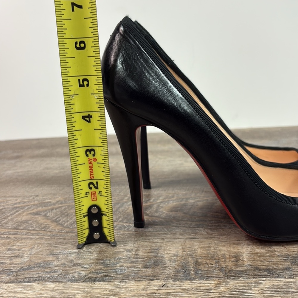 Christian Louboutin Black Classic Kid Folie Pigal EU40 US10 - Picture 13 of 15